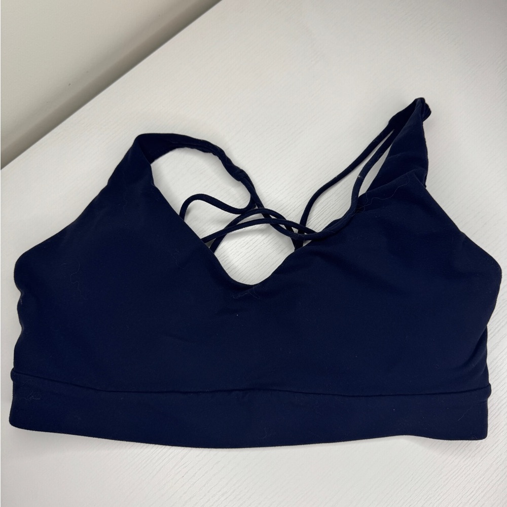 Blue Athleta Sports Bra